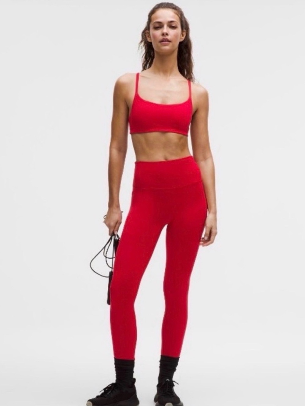 NWT Lululemon Wunder Train
No Line High-Rise Tight 25"
Oxford Red sz 10